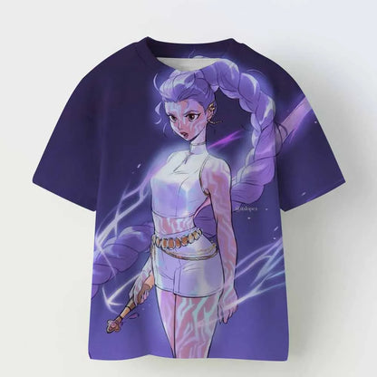 K Pop Demon Hunters: Children's T-shirts, fashionable T-shirts with movie themes, Short-Sleeved Fun T-shirt as a Gift"