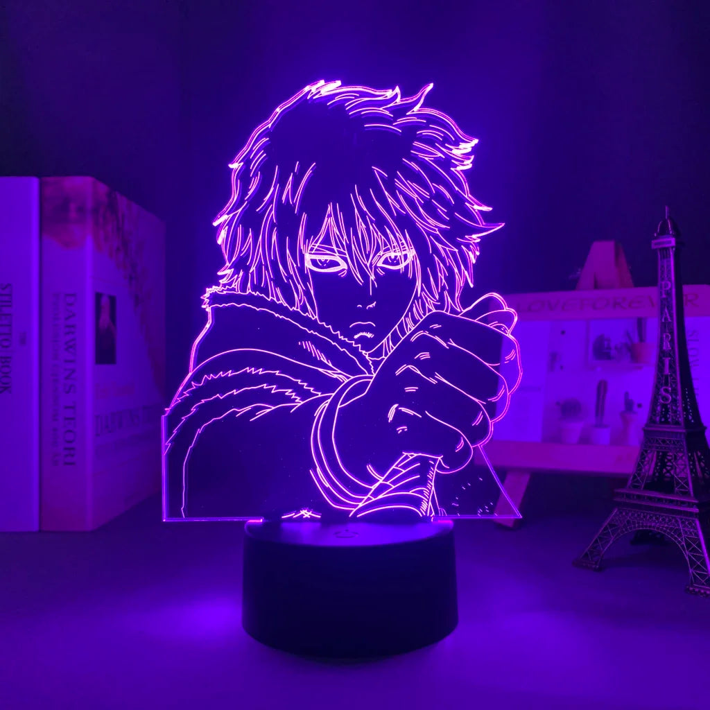 Vinland Saga: Led Lamp Thorfinn Karlsefni Figure for Kid Bedroom Decor Friend Birthday Gift 3d Light Manga Vinland Saga