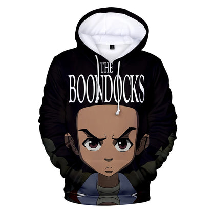 The Boondocks: Hoodies 3D Long Sleeve Sweatshirt Men's Hoodie Women Casual Harajuku Streetwear Unisex Oversized Clothes