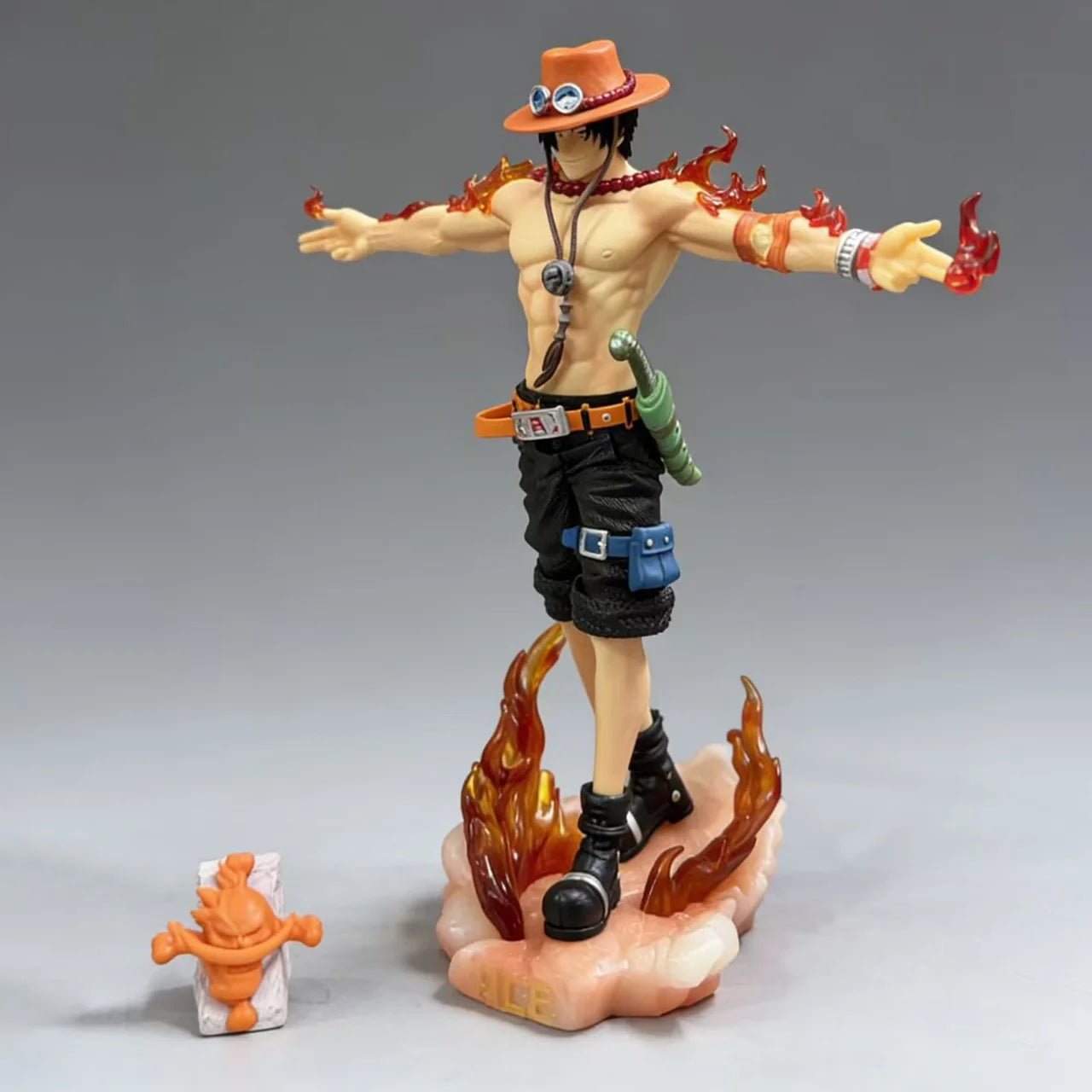 One Piece: 28cm Anime Ace Figure Portgas D Ace Action Figurine PVC Statue Collectible Model Toys for childern christmas Gifts