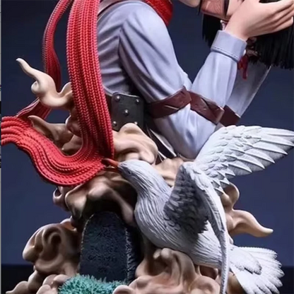 Attack On Titan: Anime Figures Eren Jaeger Mikasa Ackerman Action 22CM Statue One Last Kiss Model Collect Desk Decor Toys Gifts