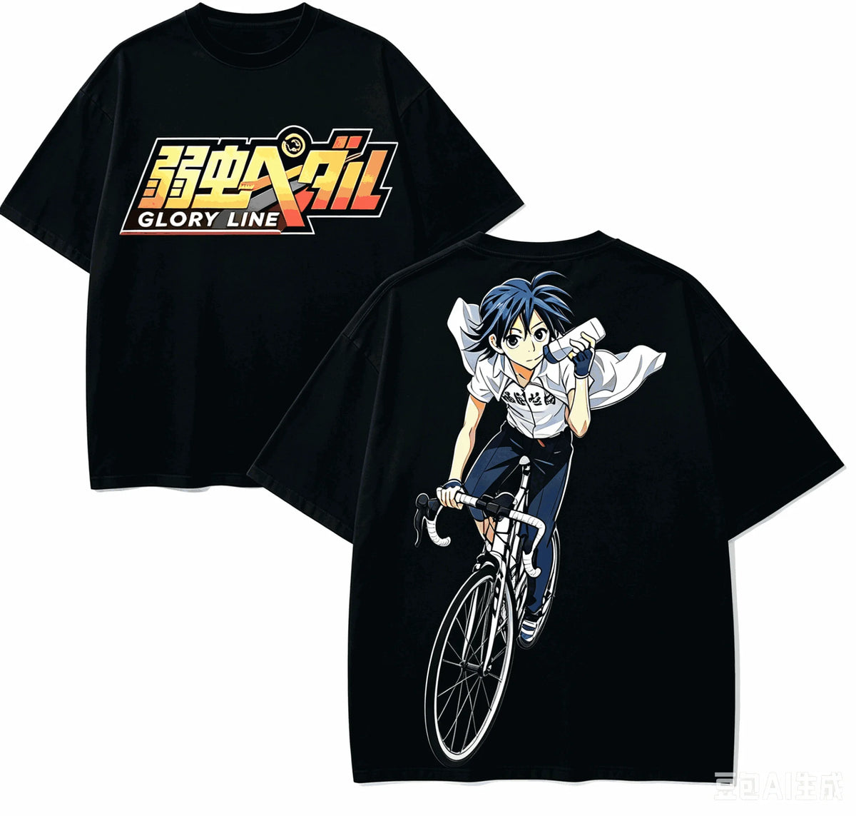 Yowamushi Pedal: Anime Lover T-shirt Harajuku Cotton New Model High Street Retro Fashion Oversized Unisex hot product Classic tee