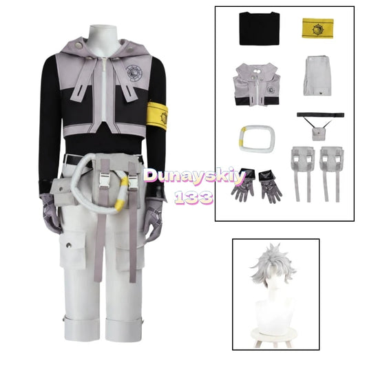 Gachiakuta: Rudo Surebrec Anime Cosplay Costume - Akuta Cleaners Uniform with Hoodie & Gloves, Perfect Props for Halloween