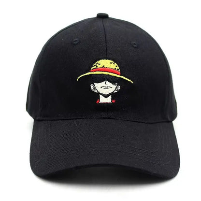 One Piece: Dad Hat Cotton Anime Luffy Straw Hat Baseball Caps Snapback Hats Pirate Unisex Dropshipping