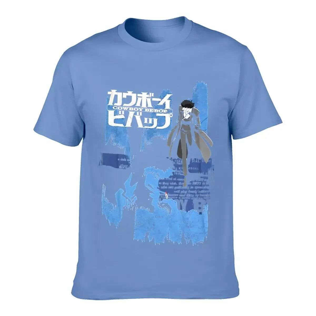 Cowboy Bebop : New Fashion Top Tees Spike Anime Opening Credits Officially Printed heavyweight Sweatshirt Licensed Adult T-Shirt