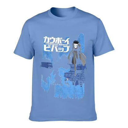 Cowboy Bebop : New Fashion Top Tees Spike Anime Opening Credits Officially Printed heavyweight Sweatshirt Licensed Adult T-Shirt