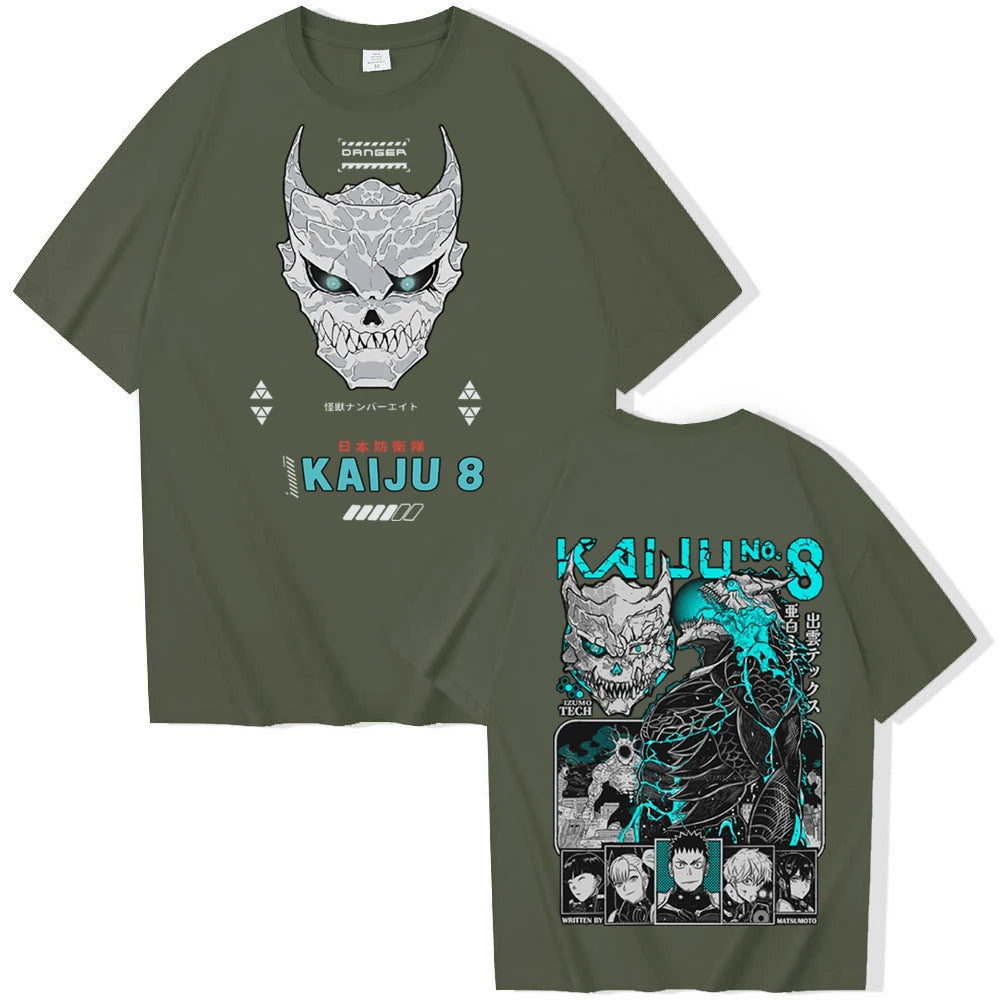 Kaiju No 8: T-shirt Harajuku O-neck Casual Shirt