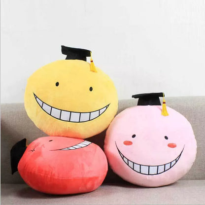 30cm Anime  Korosensei Koro Sensei Teacher Plush Stuffed Toys Assassination Classroom Kids Gift Toys For Children