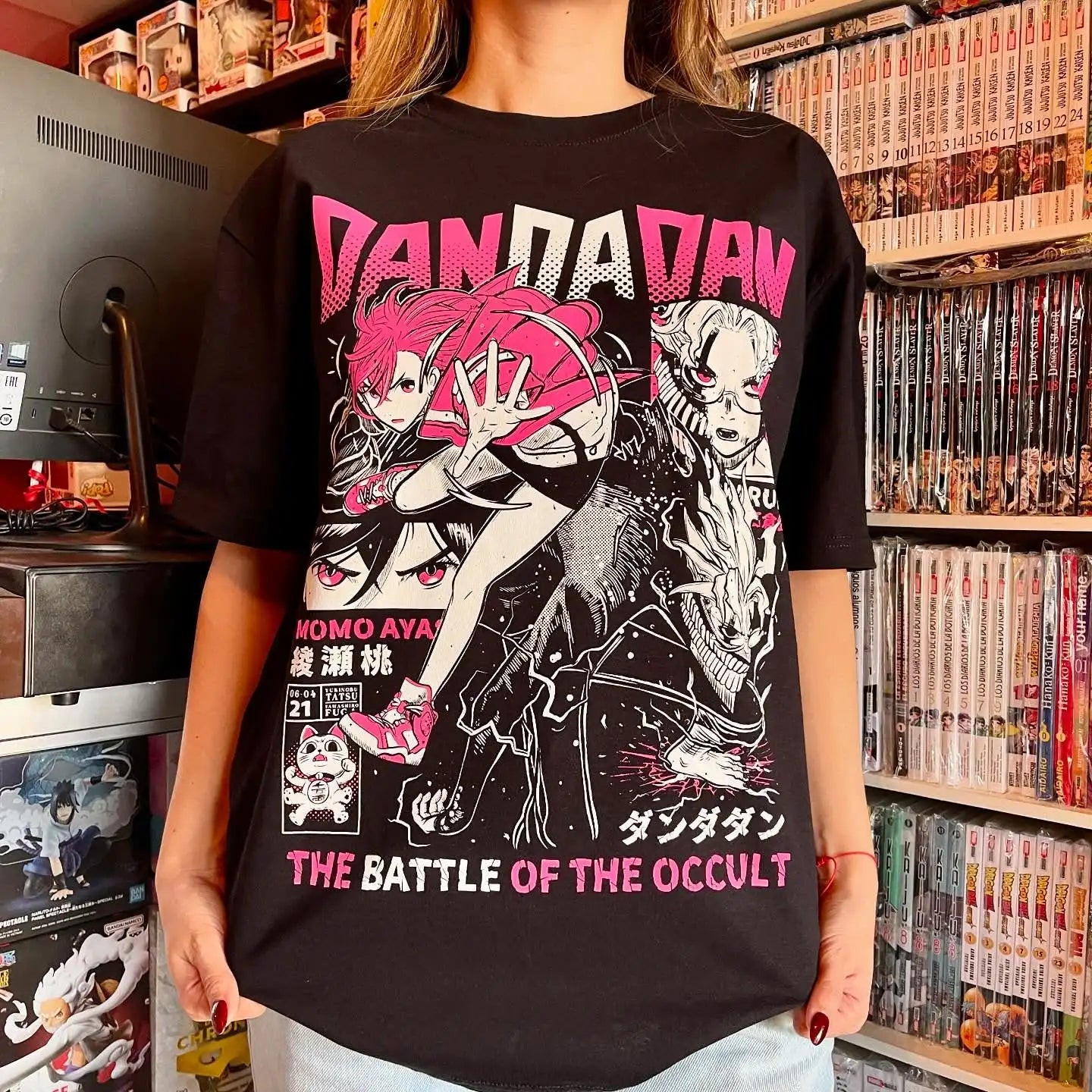 DanDaDan: Evil Eye T-Shirt Japanese Anime Women Men Oversized Y2k Manga Funny Street Hip Hop High Quality Female Male Clothing