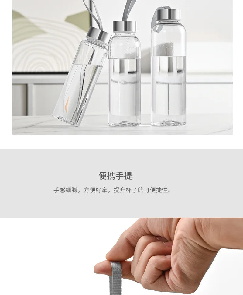 KPop Demon Hunters: Transparent Water Cup for Men Women Anime Cartoon Simple Cups Students Portable Fashion Water Bottle Gifts