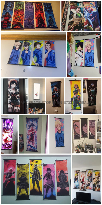 Vinland Saga: Hanging Painting Thorfinn Karlsefni Anime Decorative Poster Leif Ericson Room Decor Scroll Picture Cartoon Wall Art