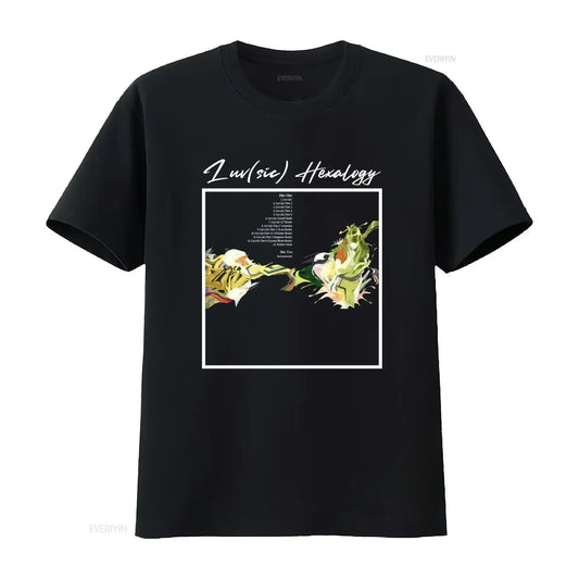 Samurai Champloo: Nujabes Luv Sic Hexalogy Tracklist T Shirt Pocket Back Print Shing02 Design Unique Music Themed vintage Washed Versatile