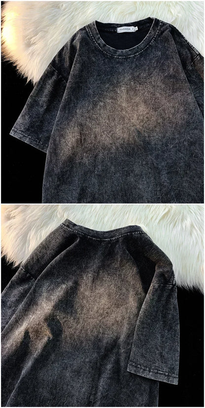 Chainsaw Man: Shark Slayer T-shirt Anime Shirt Vintage Men's T-shirt Pure Cotton Leisure Sports Harajuku Summer New 2025