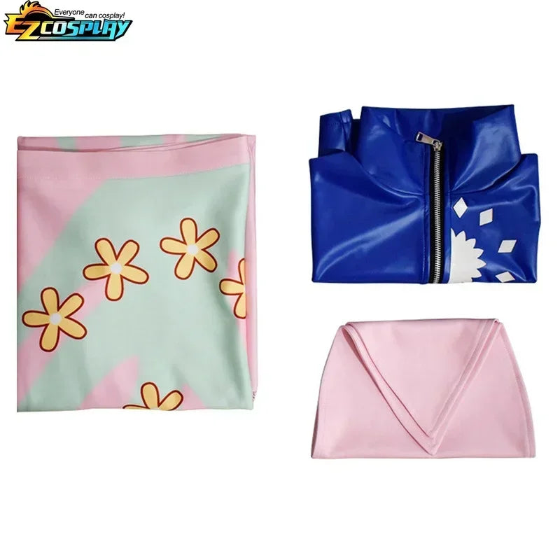 One Piece: Anime une pièce Nico Robin Cosplay Costume haut et Wrap Skirfor femmes une pièce Anime Nico Robin tenue robe