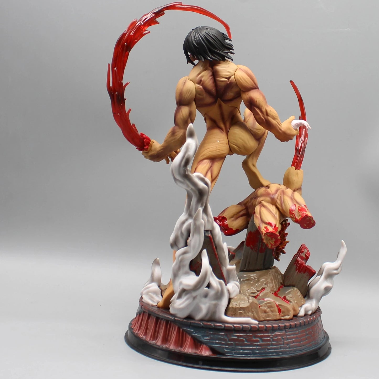 Attack On Titan: Figure The Armored Figures 29cm Titan Eren Jager Action Figurine Model Pvc GK Statue Ornament Toys Gifts