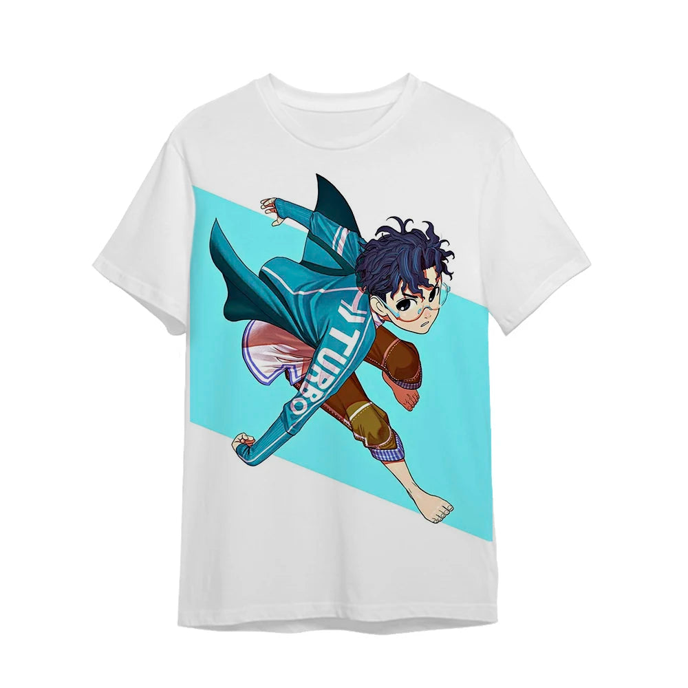 Dandadan: 3D Printed Men T Shirt Baggy Manga Pattern T-shirts Cartoon Clothing Japanese Style T-shirty Tops