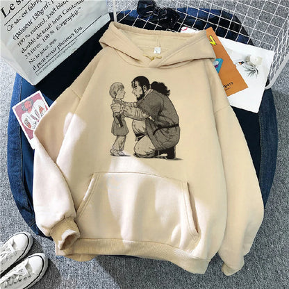 Vinland Saga: hoodie streetwear 90s Korean style gothic Hooded Shirt