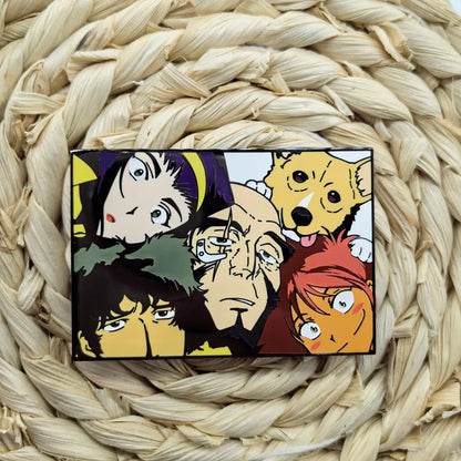 Cowboy Bebop: Metal Badges Japanese Anime Pins Manga Brooches for Bag Backpack Clothing Lapel ACG Cosplay Decoration Gift