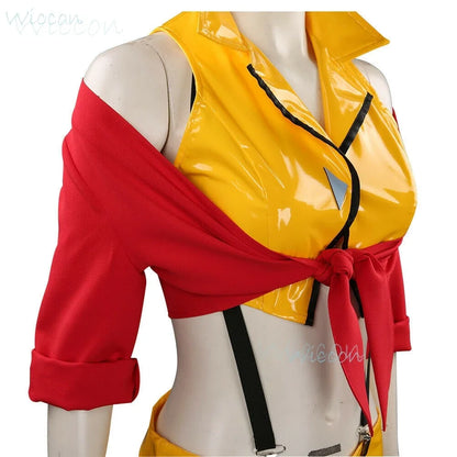 Cowboy Bebop: Anime Faye Valentine Cowboy BEBOP Cosplay Costume Prop Red Yellow Uniform Sexy Hot Suit Party for Women Comic-Cons;3,k8't,