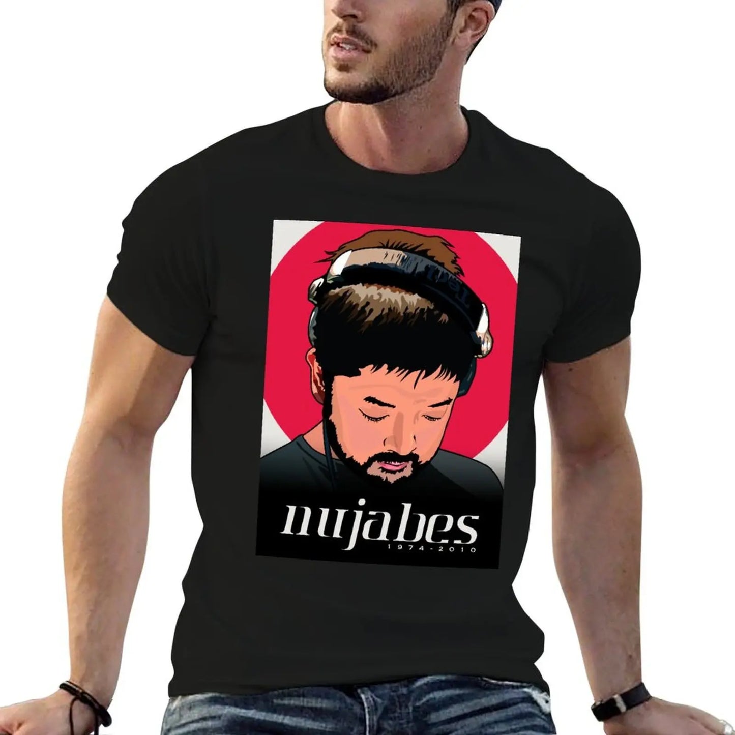 Samurai Champloo: Nujabes T-Shirt Retro Graphic Print T-Shirt