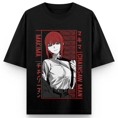 Chainsaw Man: Makima Graphic Print Cotton T Shirts for Men Women 2025 Summer Anime Streetwear Short Sleeve Tees Casual T-shirt