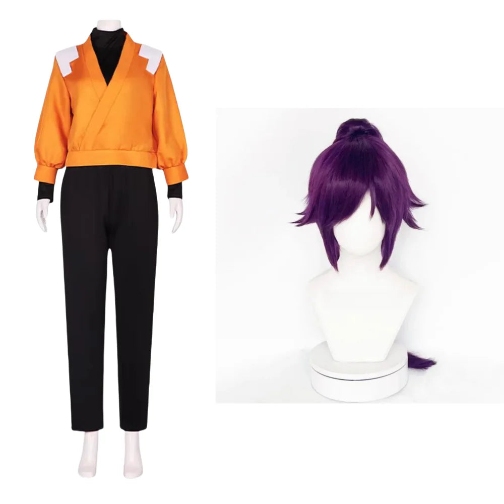 BLEACH: Shihouin Yoruichi Shinigami Cosplay Costume Set