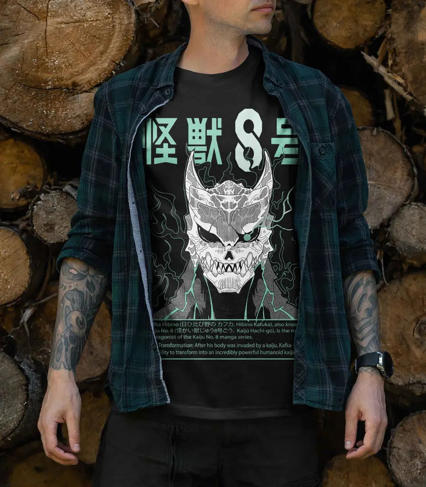 Kaiju No. 8 :T-shirt Mina Shiro kaij HoshinaGift Manga Best Anime Shirt allsize361