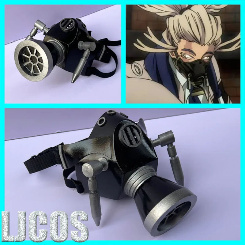 Gachiakuta:  Riyo Rudo Tamsy Zanka Enjin Cosplay Mask Gas Mask Props Punk Gothic Anime Character Prop Tactical Respirator