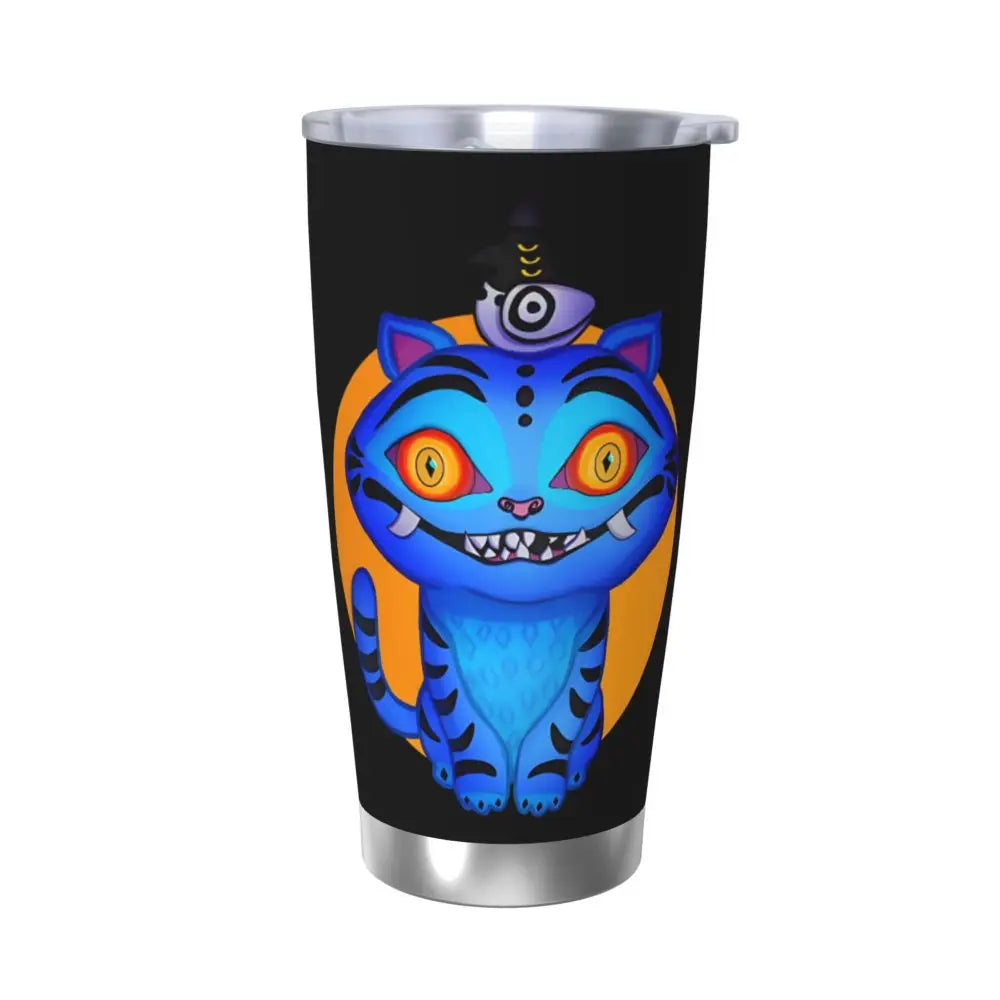 KPop Demon Hunters - Derpy  Insulated Tumbler with Lid Vacuum Thermal Mug Outdoor Travel Car Bottle Cup, 20oz