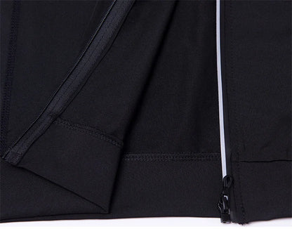 Baki: Print Fitness Running Jackets for Men Sports Athletic Hooded Coats Quick Dry Stretch Outwear Long Sleeve Zip Up Tops