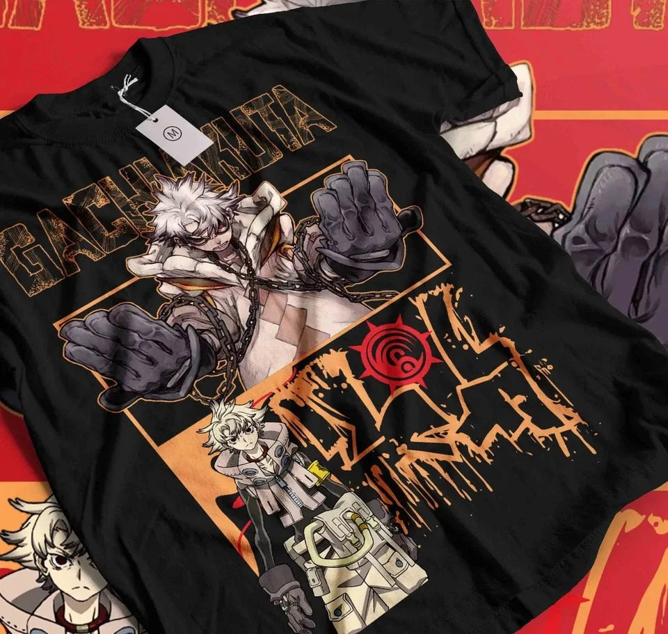 Gachiakuta: Anime Manga Graphic T-shirt Oversized Y2k T-shirt Casual Cotton High Street Harajuku  Clothing