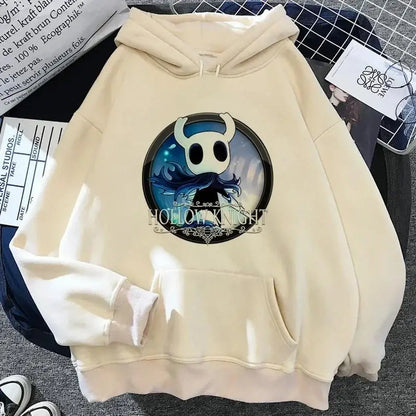 Hollow Knight: Hoodies Men Korea Ulzzang Grunge Y2k Aesthetic Fmale Autumn and Winter Pullover Hoddies Streetwear Graphic