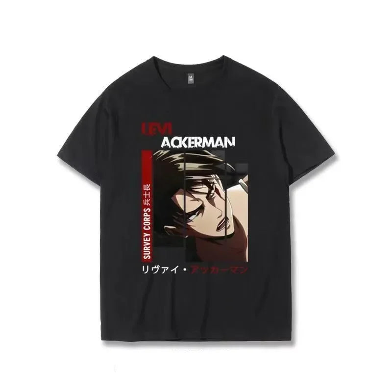 Attack on Titan:   T Shirt Scouting Legion Clothes Shingeki No Kyojin Tee Shirt Attack on Titan Giant Short-sleeve T-shir Men Women