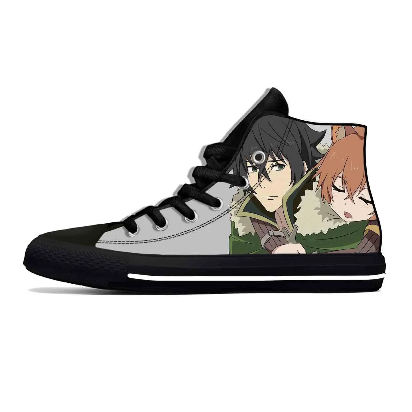 The Rising Of The Shield Hero: Raphtalia Casual Cloth Shoes High Top Lightweight Breathable 3D Print Men Women Sneakers