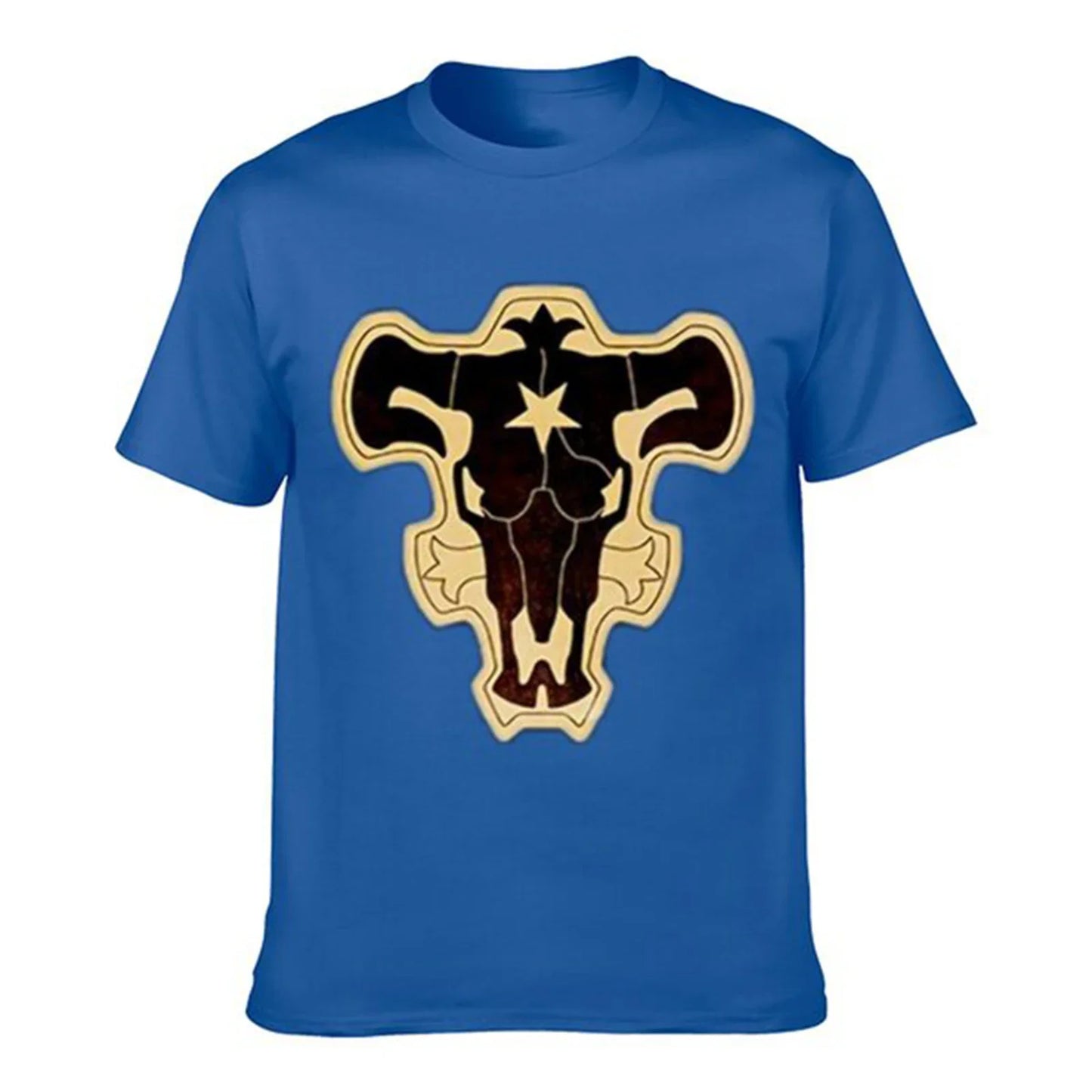 Black Clover: Black Bull T-Shirt tees aesthetic clothes cotton t-shirt Summer fashion New Arrival Cotton Short Sleeve
