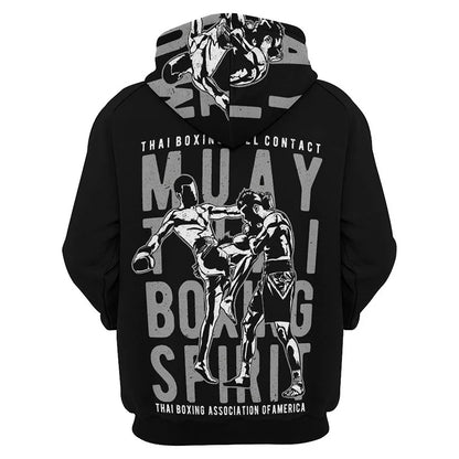 I.L.F.A.: New Pop 3D Muay Thai Boxer Baki style Printing Hoodies For Men Kids Fashion Sports Pullovers Fitness Gym Boxing Sweatshirts Harajuku Hoodie