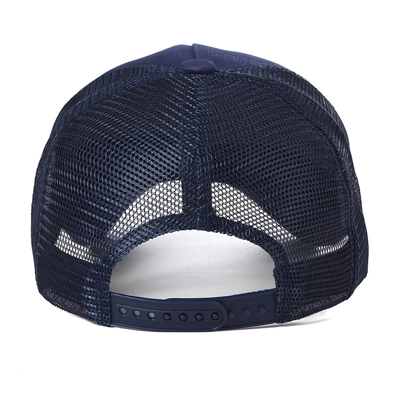 Samurai Champloo :print baseball cap Unisex Leisure adjustabl mesh trucker caps Breathable Snapback hat