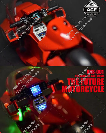 Akira: ACE TOYZ ANS-001 1/15 Scale Male Soldier  Future Motorcycle Combat Vehicle Driver Model Accessories Fit  Action Figure