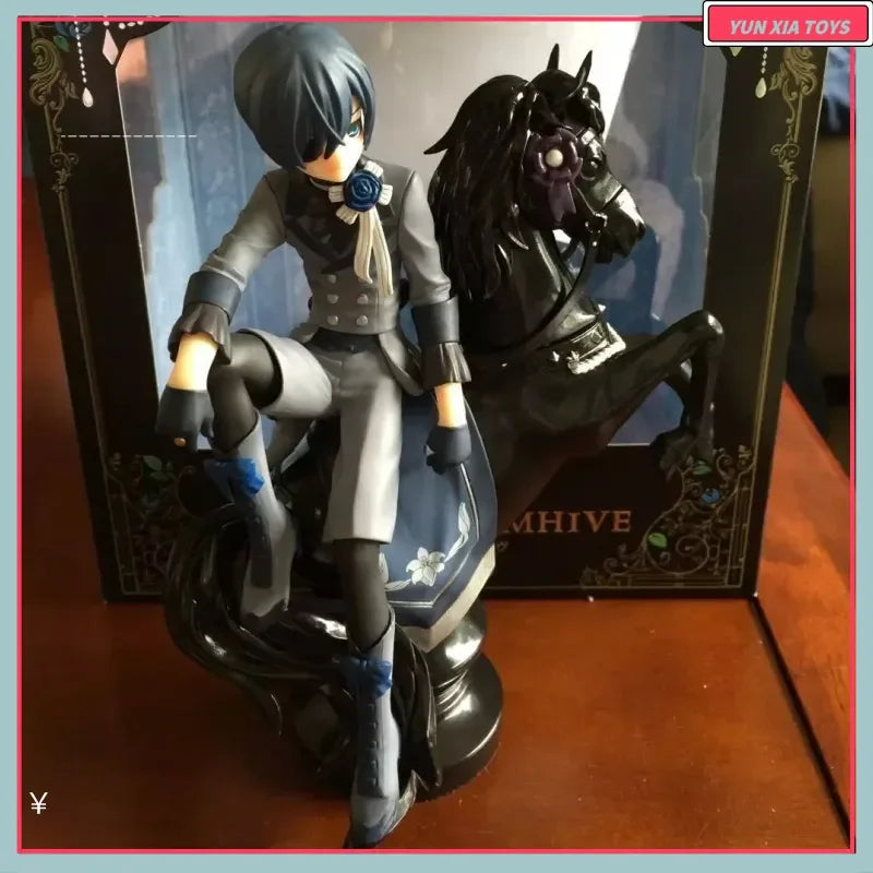Black Butler: Ciel Phantomhive Sebastian Michaelis Anime Figure Model Statue Boys Collection Desktop Decoration Ornament Toy