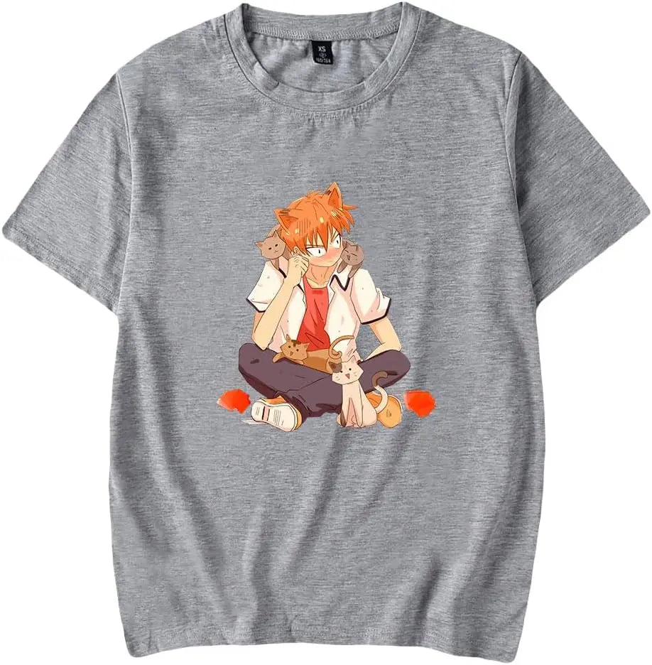 Fruits Basket: Oversized T-shirt Suitable for all seasons personality Clothes Streetwear Trendy Cotton Couples