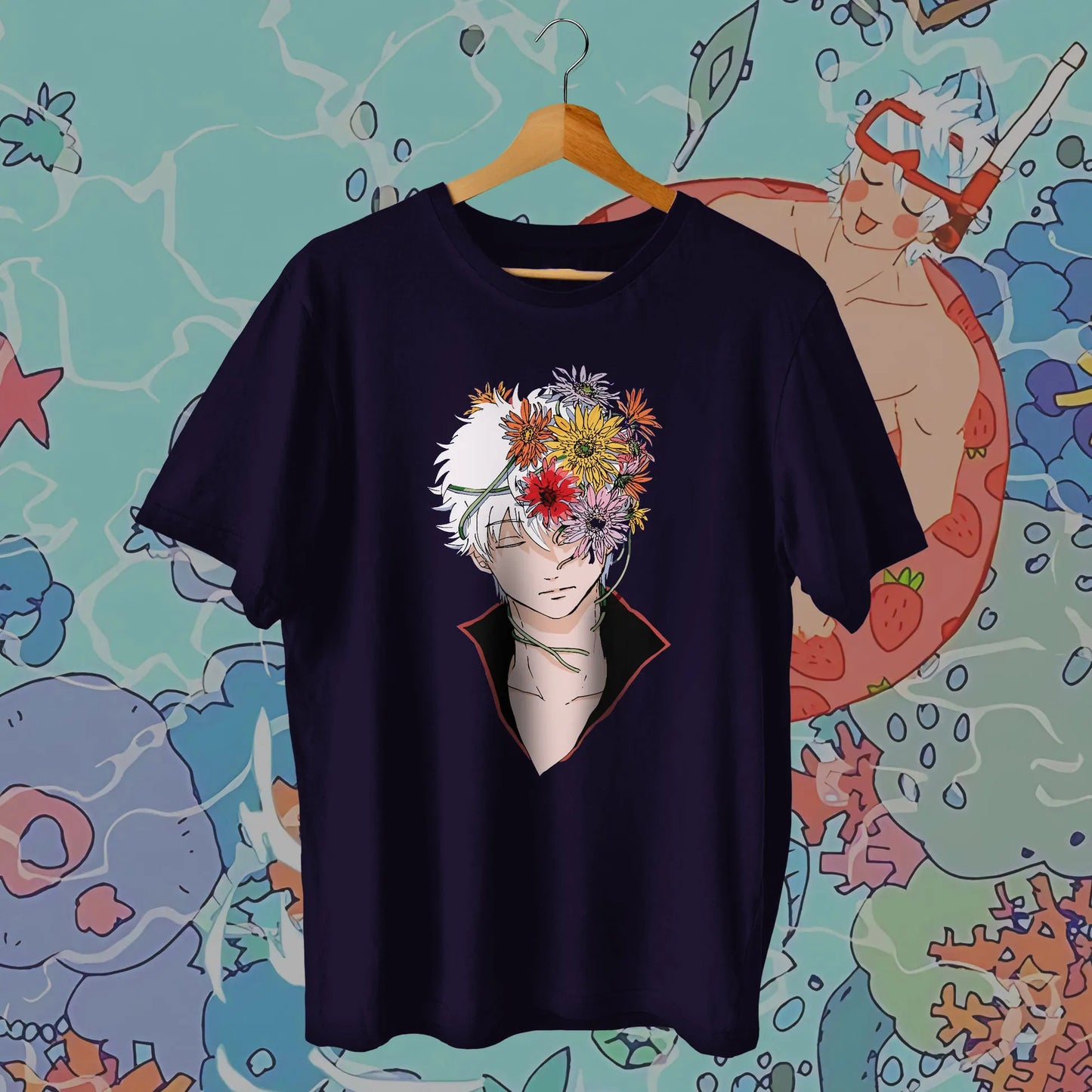 Hell's Paradise: Gintama X  Anime Oversized T-shirt Men Women Streetwear Short Sleeve Streetwear Harajuku Y2k Female Male Clothing
