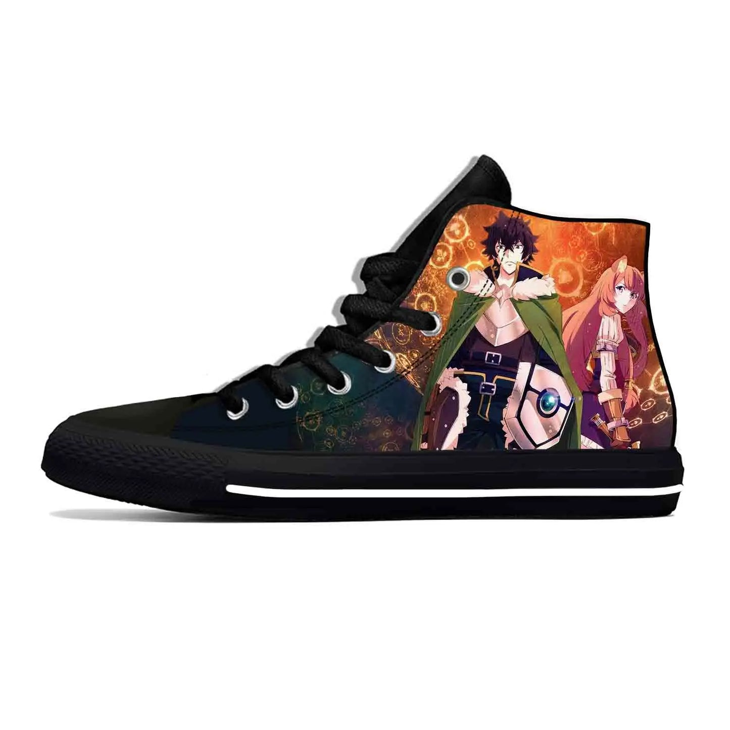 The Rising Of The Shield Hero: Raphtalia Casual Cloth Shoes High Top Lightweight Breathable 3D Print Men Women Sneakers