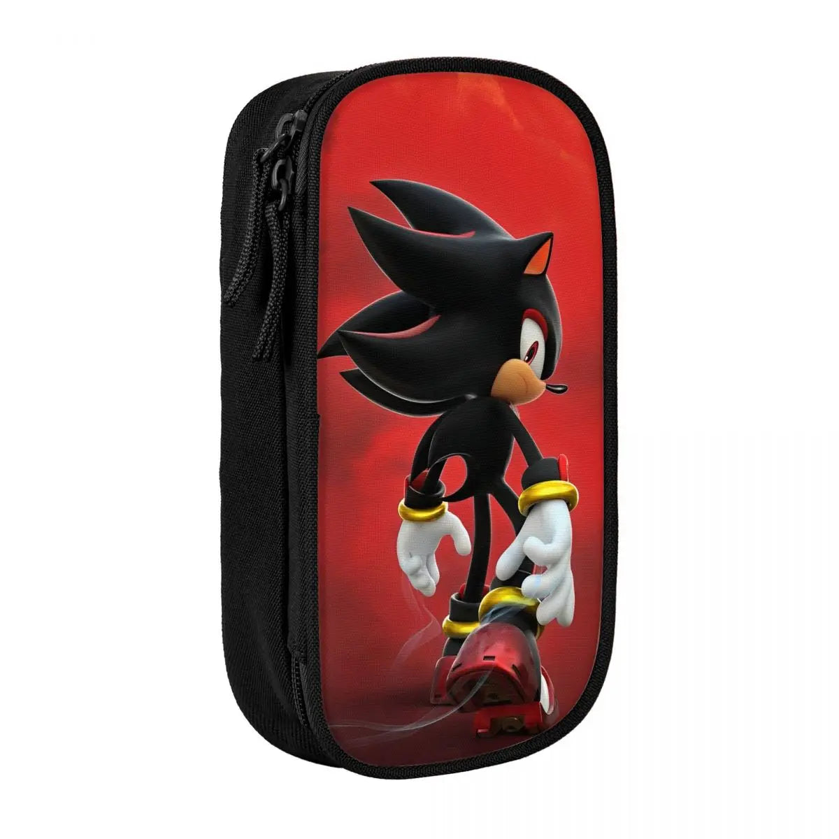 Sonic The Hedgehog: Classic Shadow The Hedgehog Pencil Cases Pencil Pouch Pen for Student Big Capacity Bag Students School Gifts Stationery