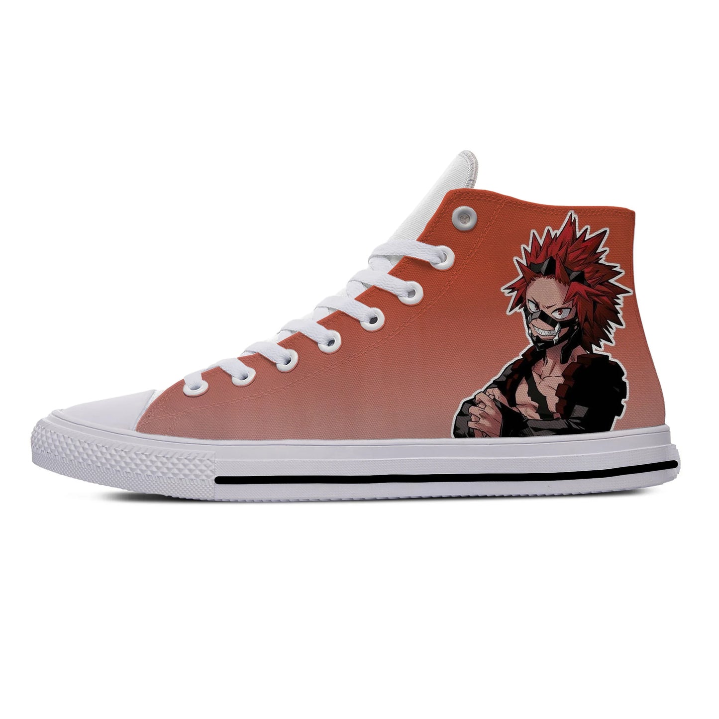 My Hero Academia : Volume 1 Kirishima Eijiro Casual Cloth Shoes High Top Lightweight Breathable 3D Print