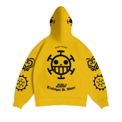 One Piece:  Men's Hoodie Sweater Heart Pirates Japanese Anime Summer Autumn Boy Children's Long Sleeve Y2k Parent-Child Pack