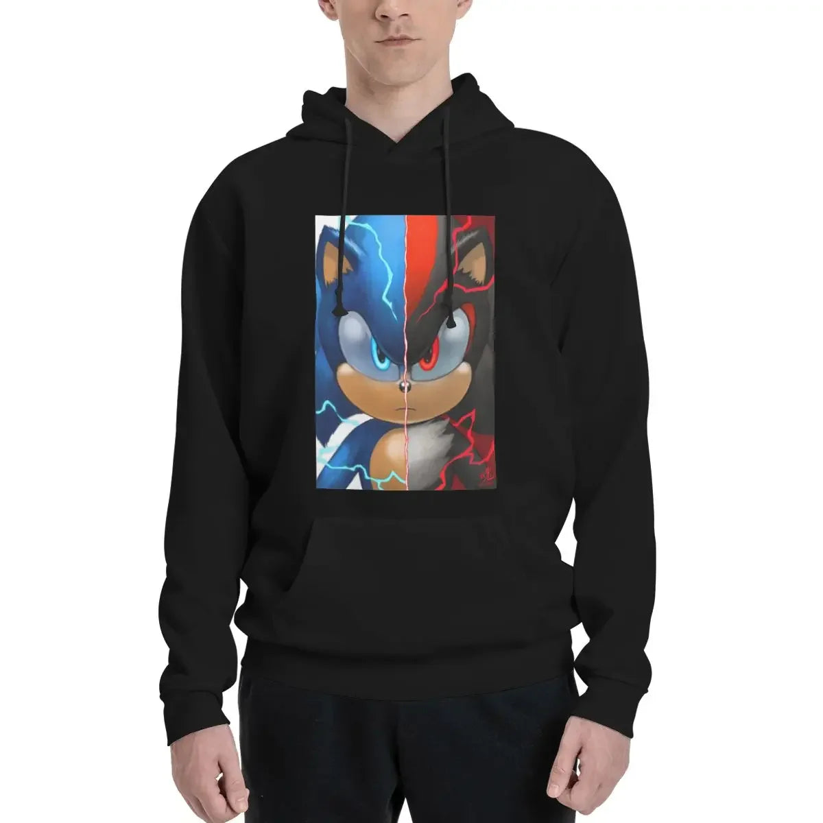 Sonic the Hedgehog: Shadow Hoodies Men Women Casual Pullover Sweatshirt Fashion Long Sleeve Clothing Autumn Winter