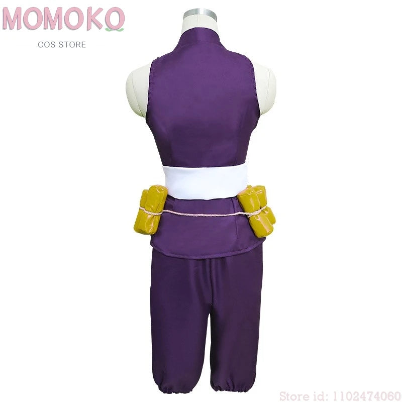 Hell's Paradise: Gakushu Maru Sasame Exiled Convicts Casual Cosplay Dress Black Ink Tattoo adulto mujer