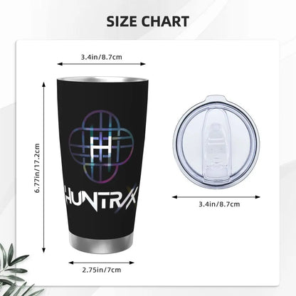 KPop Demon Hunters - Derpy  Insulated Tumbler with Lid Vacuum Thermal Mug Outdoor Travel Car Bottle Cup, 20oz