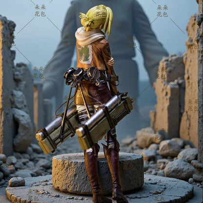 Attack On Titan:28cm  Figures Annie Leonhart Figures Pvc Statue Collection Model Room Decoration Birthday Gift Toys