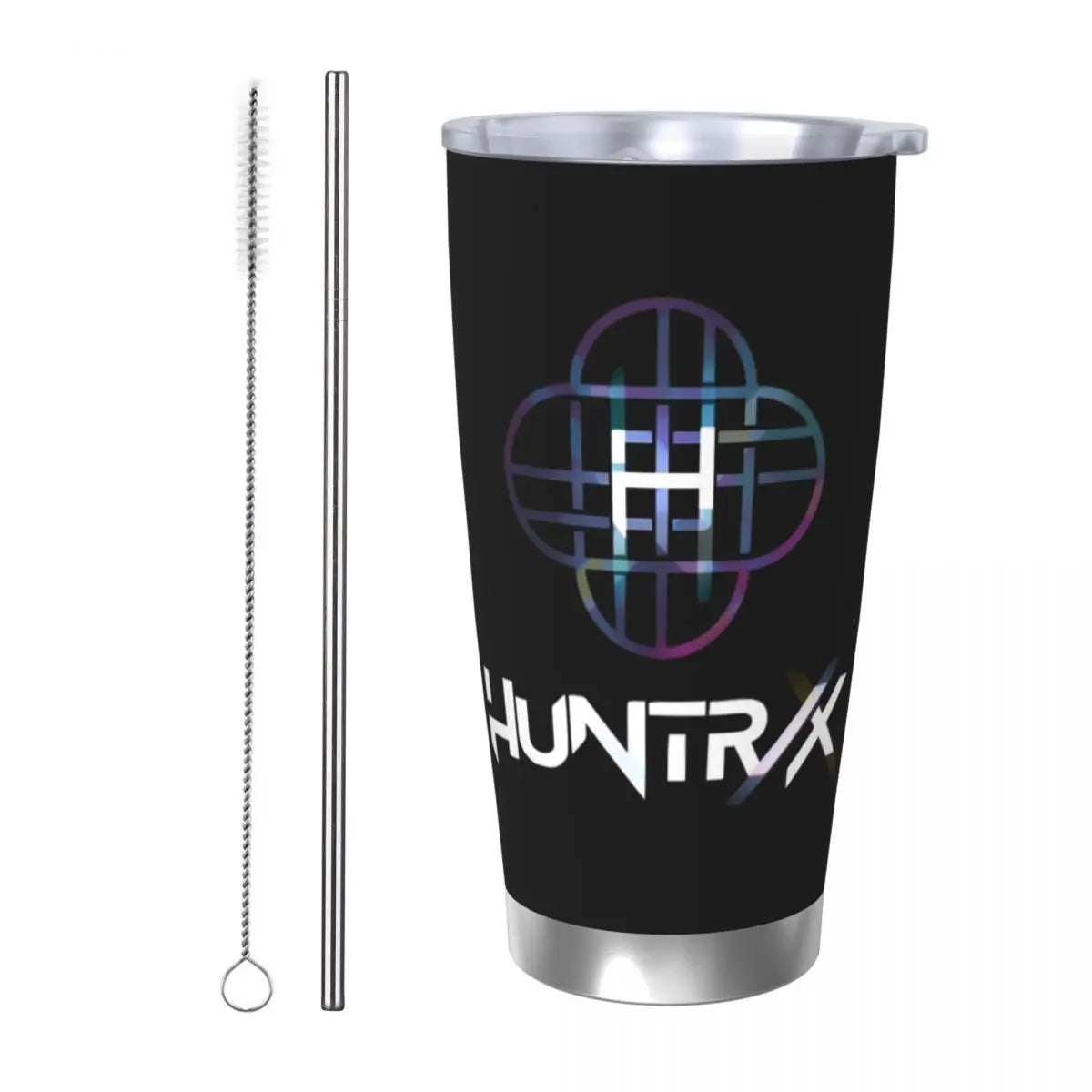 KPop Demon Hunters - Derpy  Insulated Tumbler with Lid Vacuum Thermal Mug Outdoor Travel Car Bottle Cup, 20oz